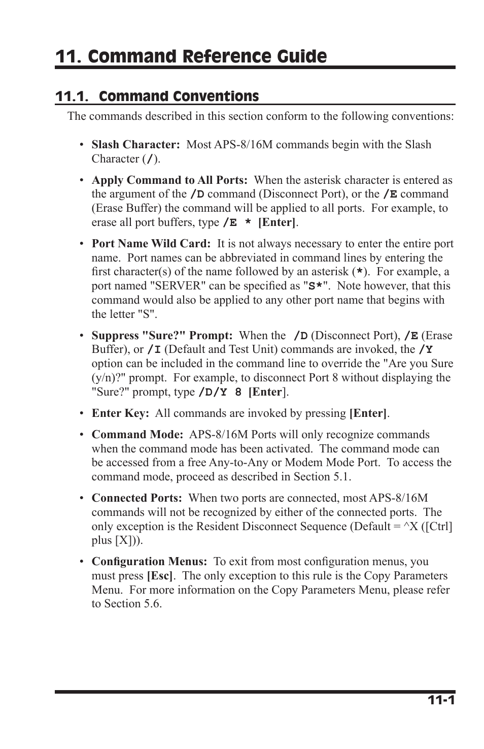 Command reference guide | Western Telematic WTI NetReach APS-16M User Manual | Page 61 / 82