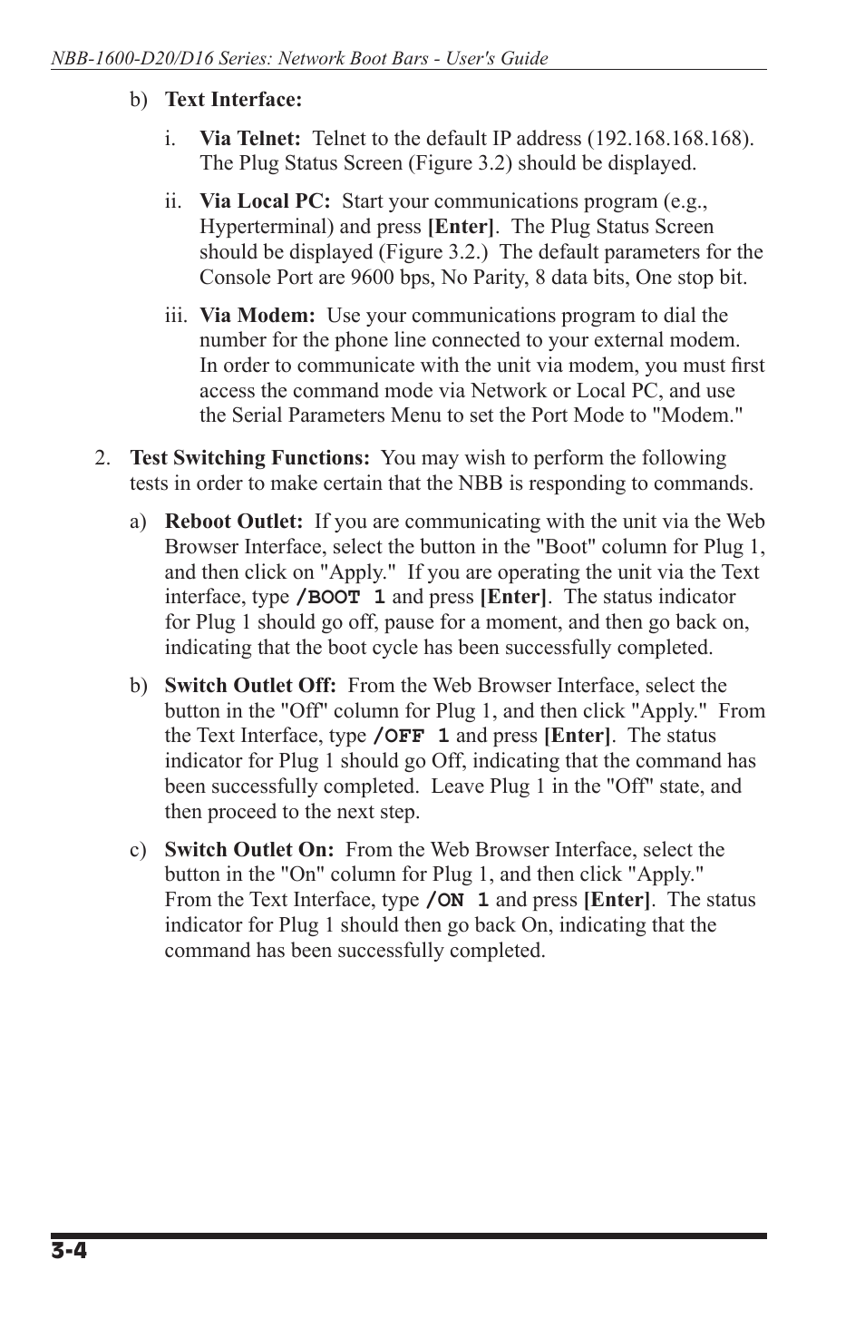 Western Telematic NBB-1600-D20 User Manual | Page 16 / 64