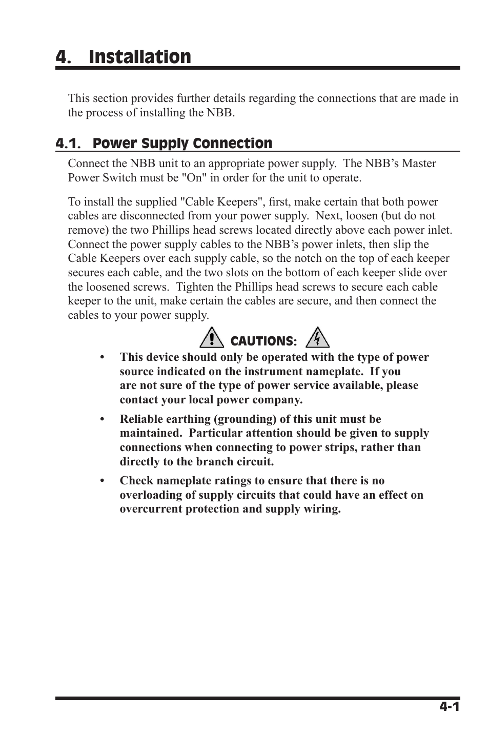 Installation | Western Telematic NBB-1600-D20 User Manual | Page 19 / 64