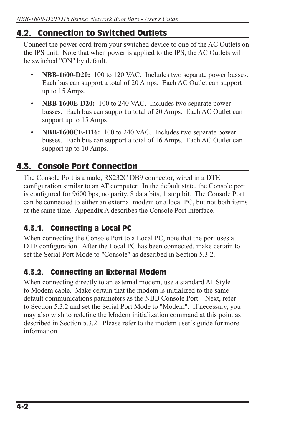 Western Telematic NBB-1600-D20 User Manual | Page 20 / 64