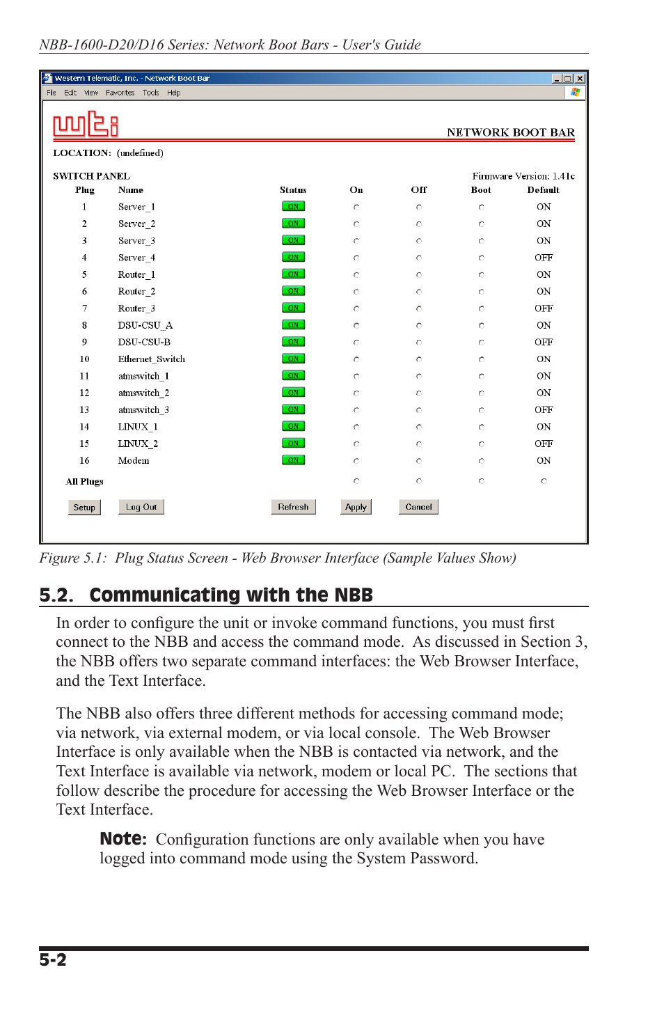 Western Telematic NBB-1600-D20 User Manual | Page 24 / 64