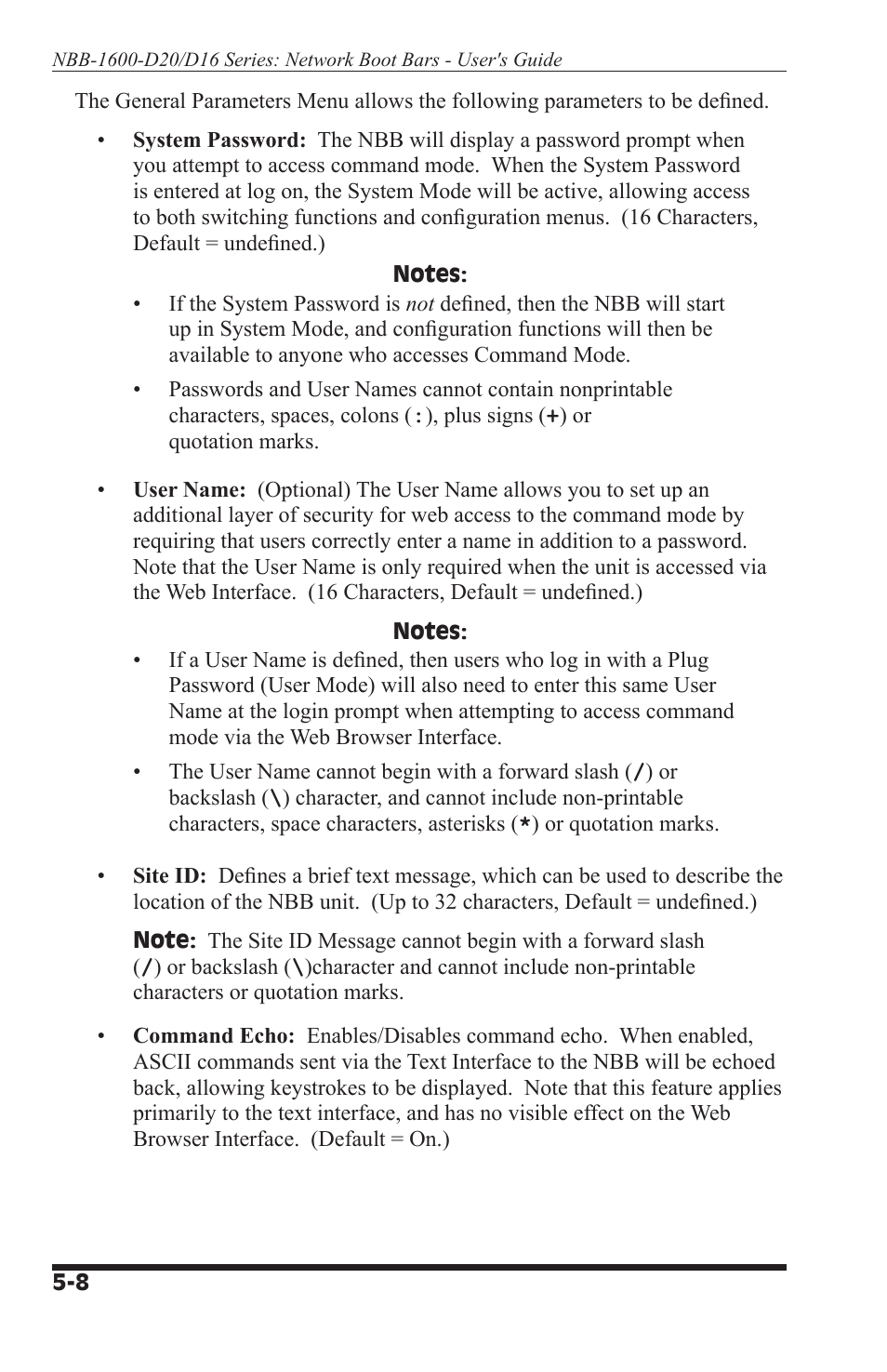 Western Telematic NBB-1600-D20 User Manual | Page 30 / 64