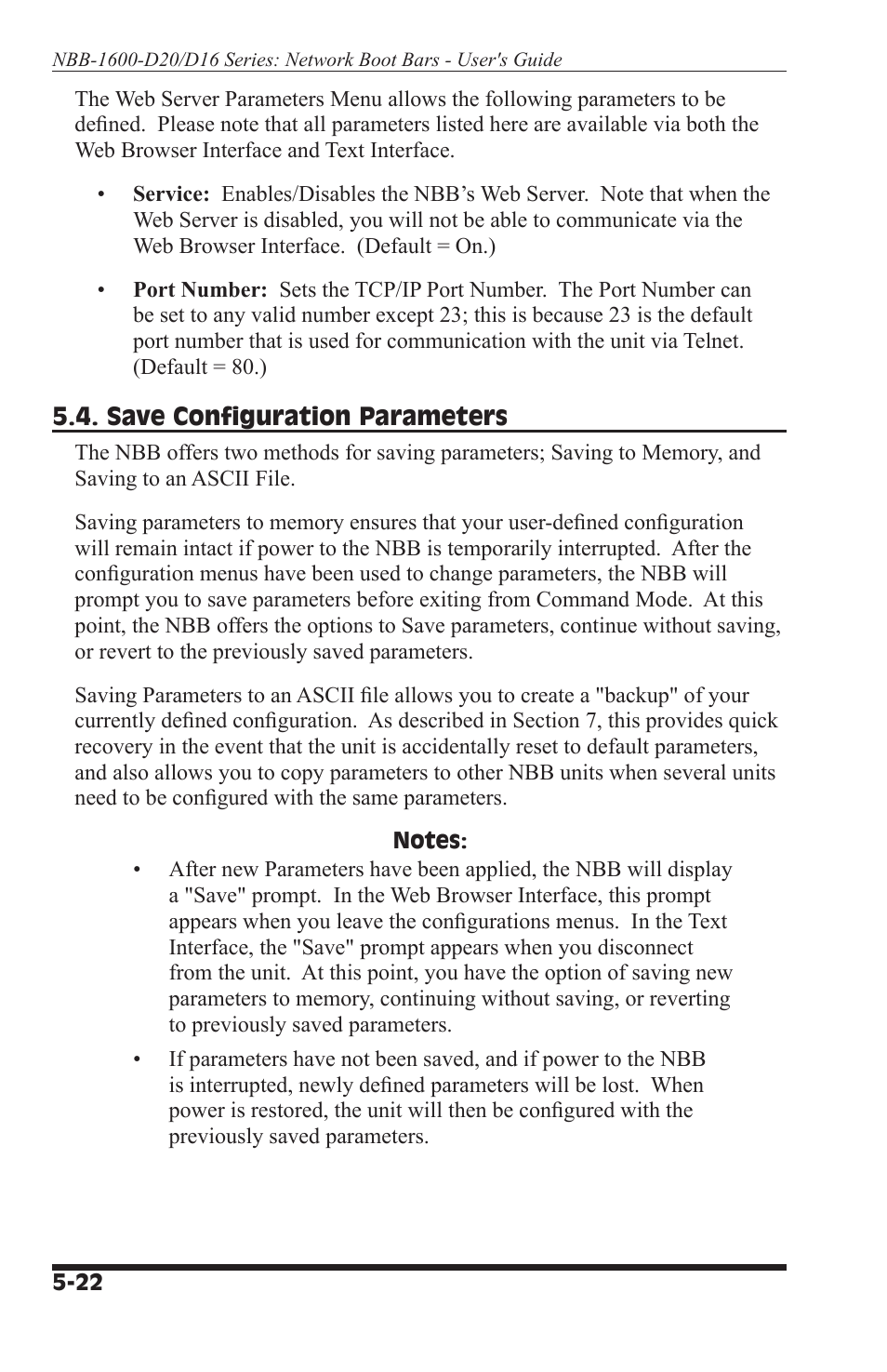 Western Telematic NBB-1600-D20 User Manual | Page 44 / 64