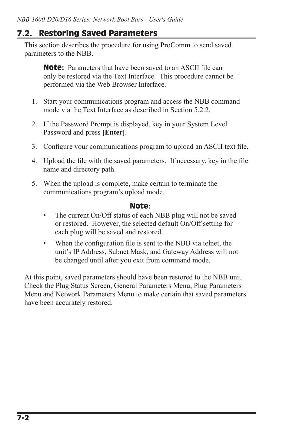 Western Telematic NBB-1600-D20 User Manual | Page 54 / 64