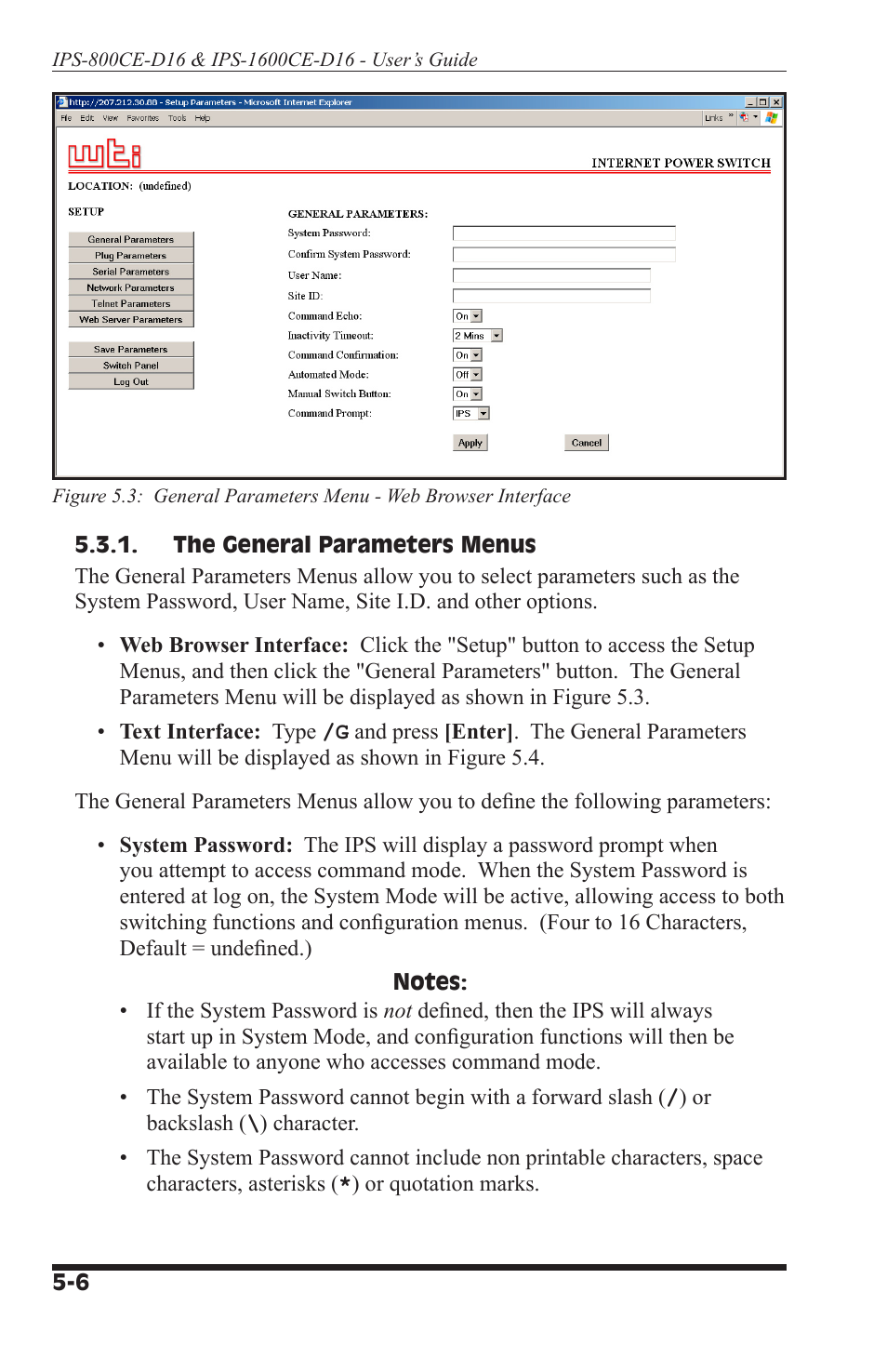 Western Telematic IPS-800CE-D16 User Manual | Page 24 / 58