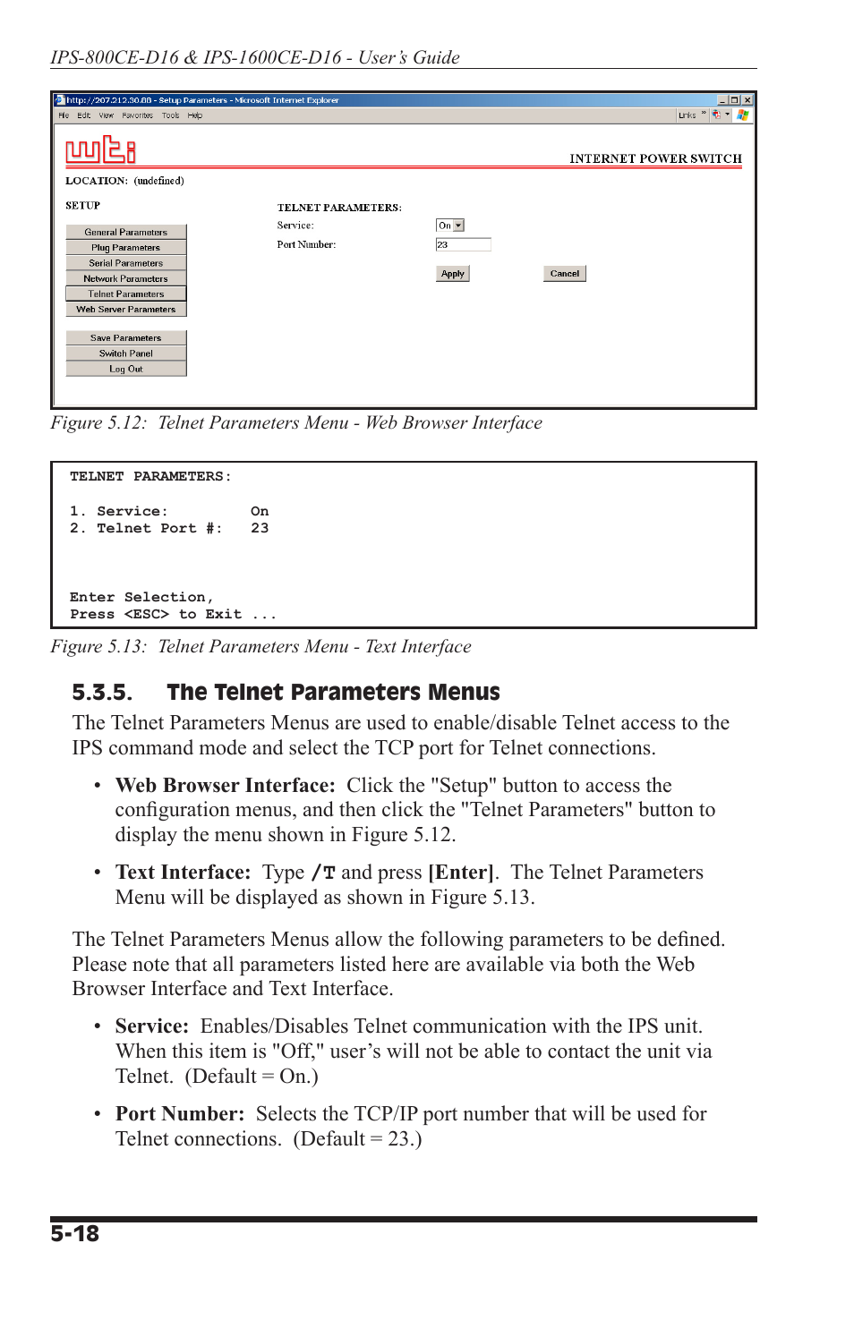 Western Telematic IPS-800CE-D16 User Manual | Page 36 / 58
