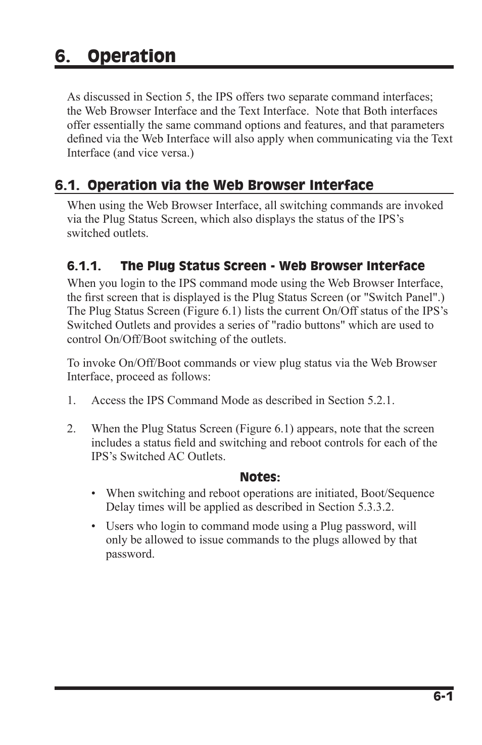 Operation | Western Telematic IPS-800CE-D16 User Manual | Page 39 / 58