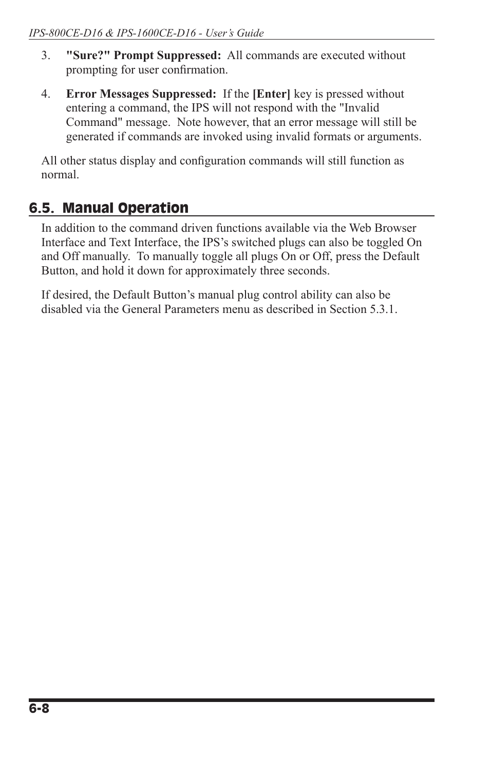 Western Telematic IPS-800CE-D16 User Manual | Page 46 / 58