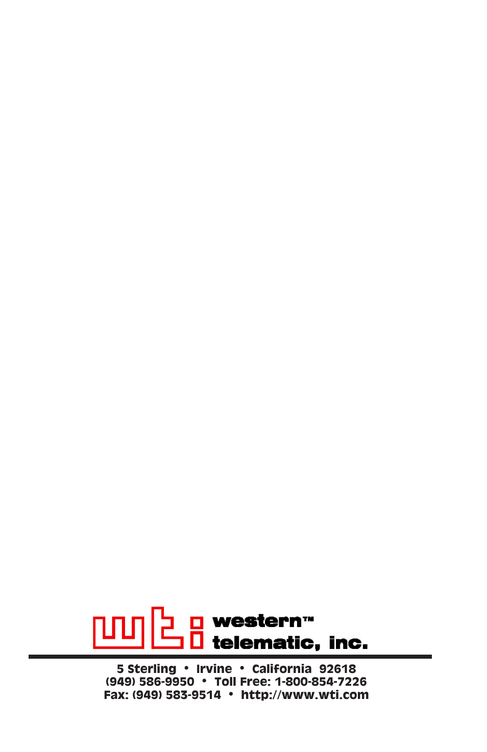 Western Telematic IPS-800CE-D16 User Manual | Page 58 / 58