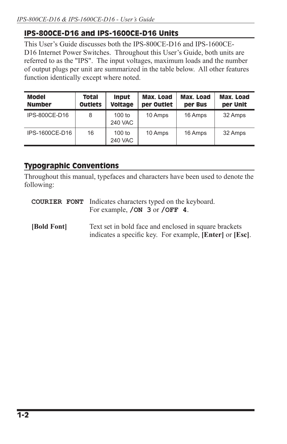 Western Telematic IPS-800CE-D16 User Manual | Page 8 / 58