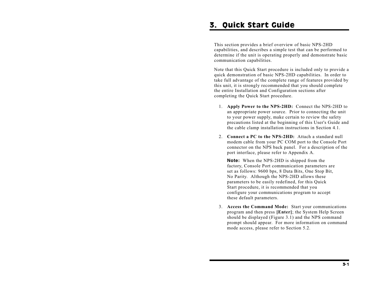 Quick start guide | Western Telematic NPS-2HD User Manual | Page 11 / 52