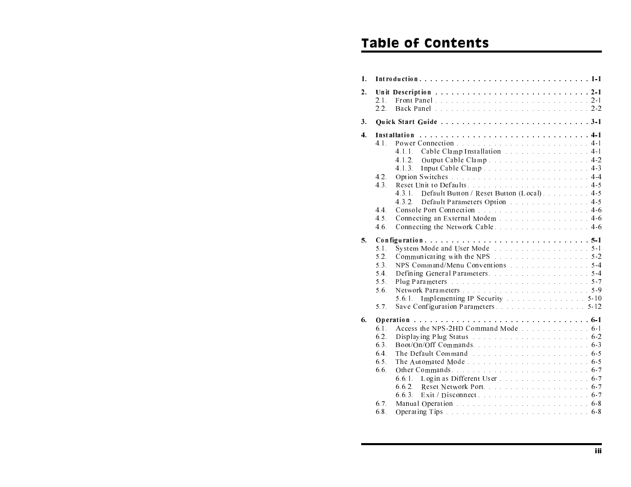 Western Telematic NPS-2HD User Manual | Page 5 / 52