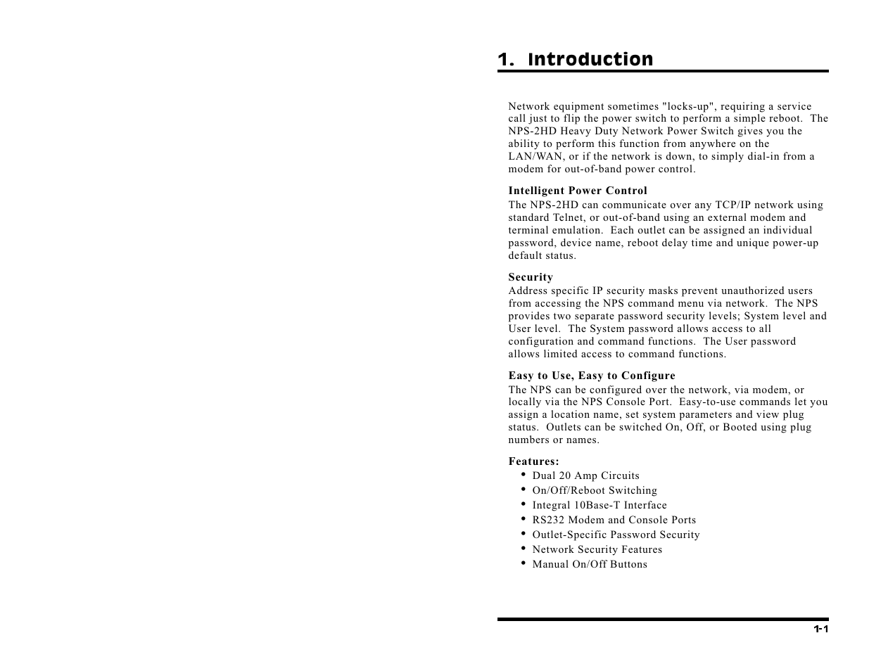 Introduction | Western Telematic NPS-2HD User Manual | Page 7 / 52
