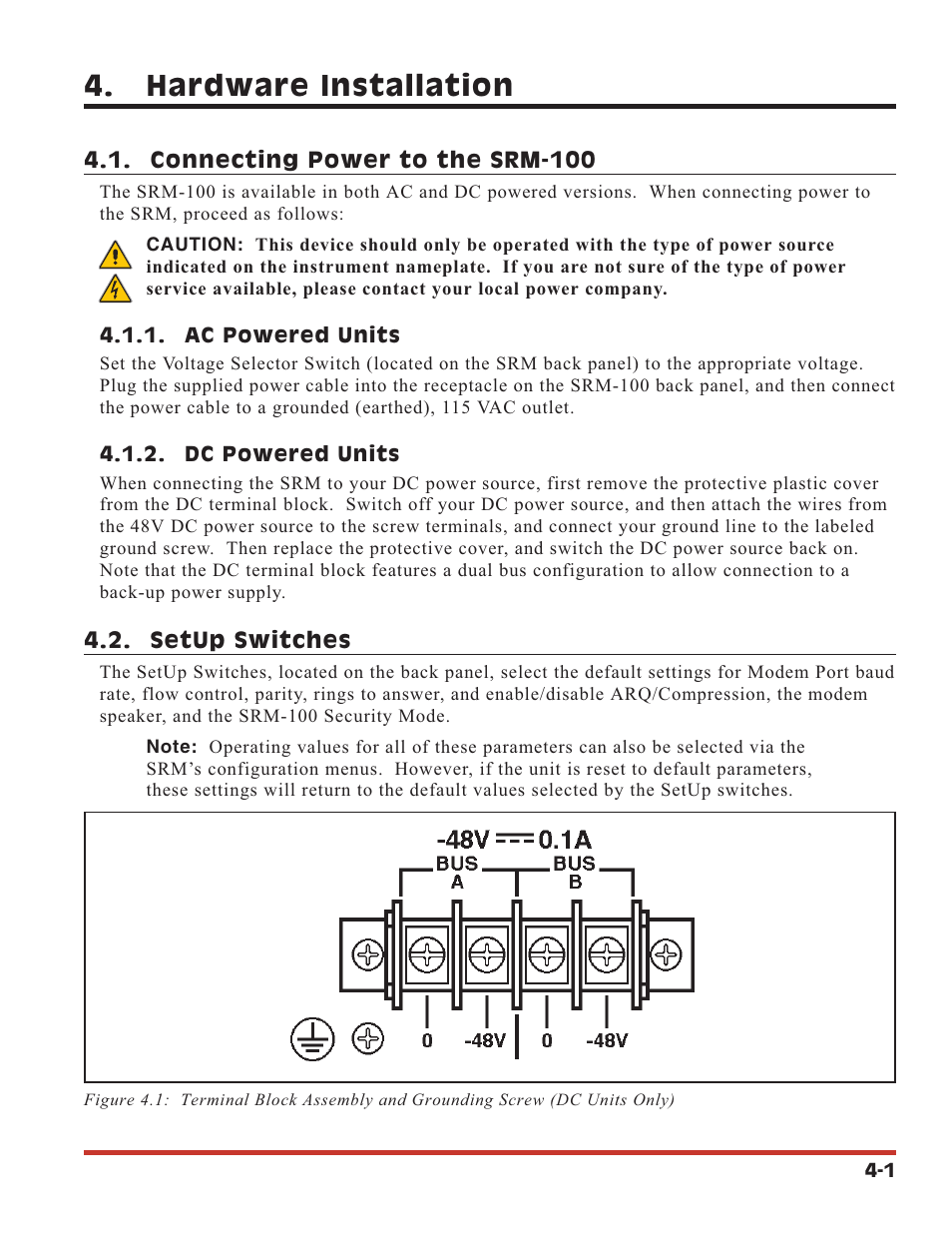 Hardware installation | Western Telematic SRM-100 User Manual | Page 12 / 61