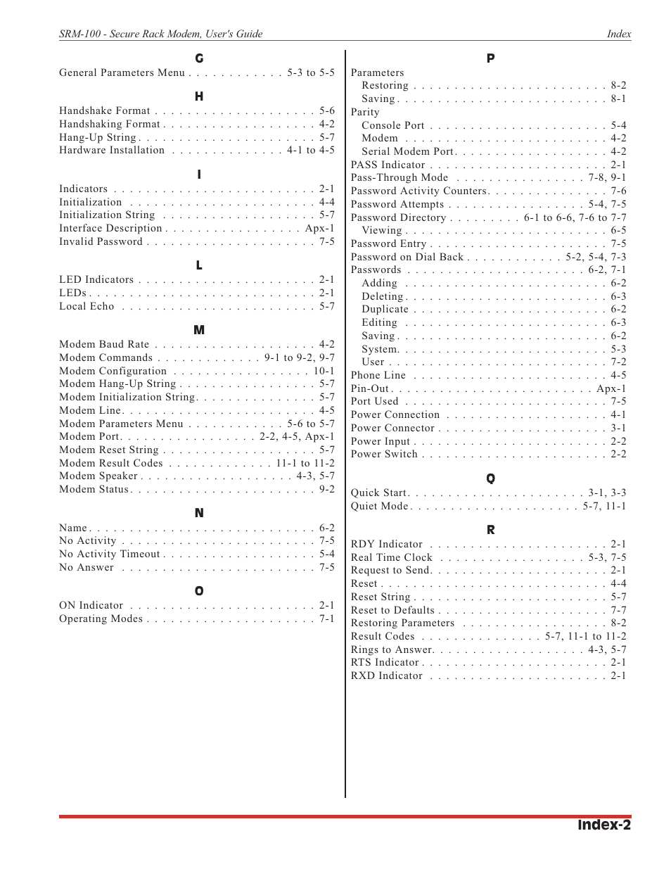 Western Telematic SRM-100 User Manual | Page 60 / 61