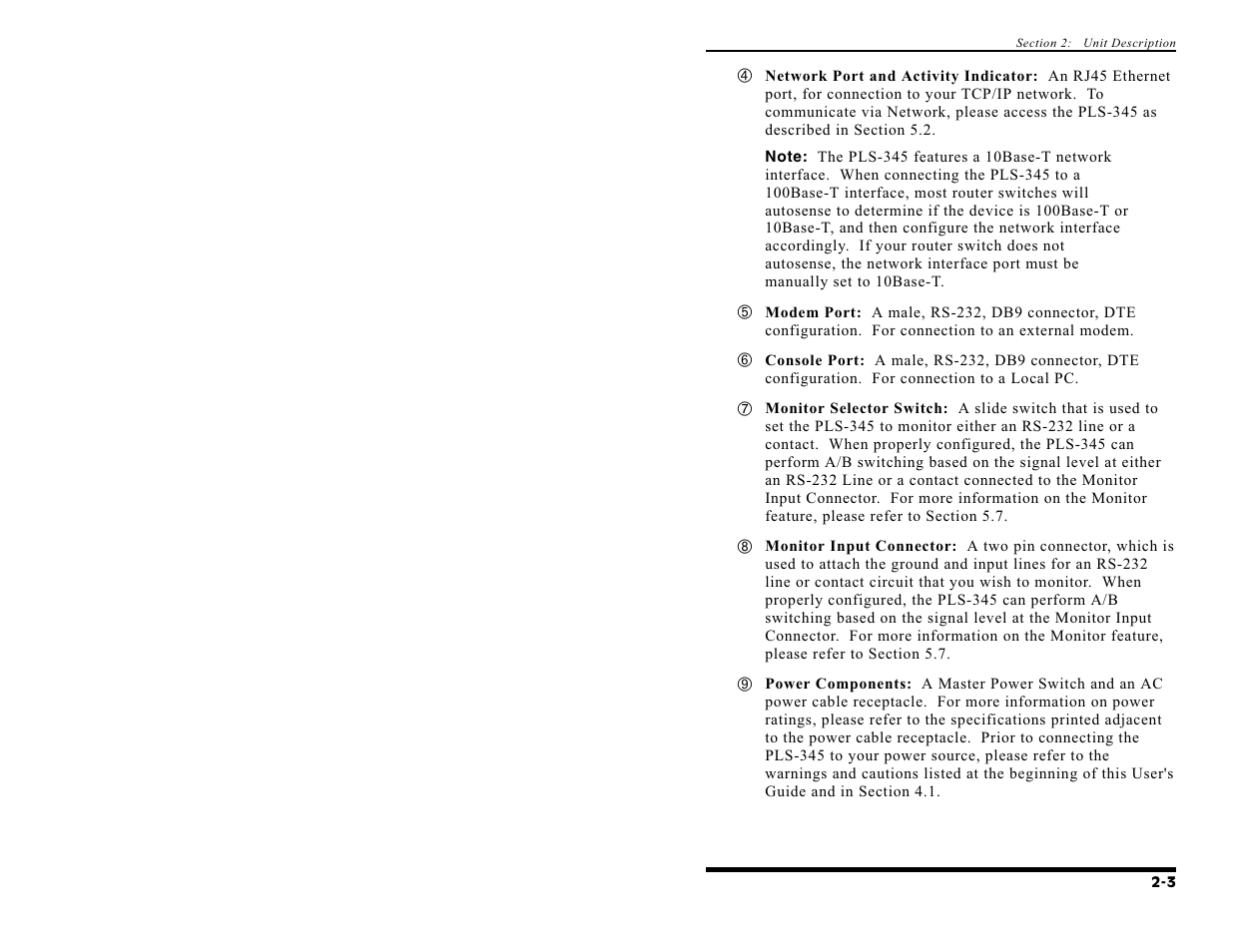 Western Telematic PLS-345 User Manual | Page 11 / 62