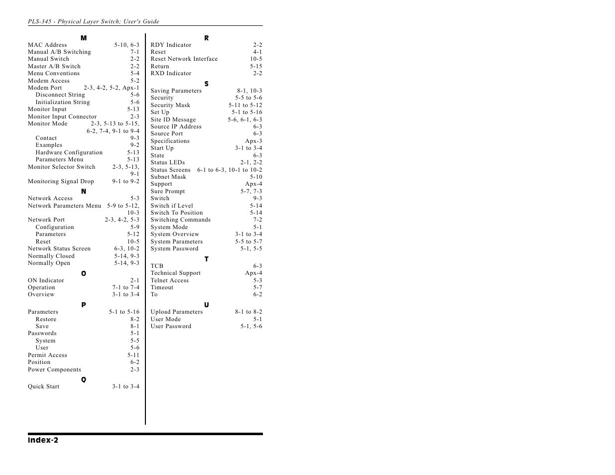 Western Telematic PLS-345 User Manual | Page 60 / 62