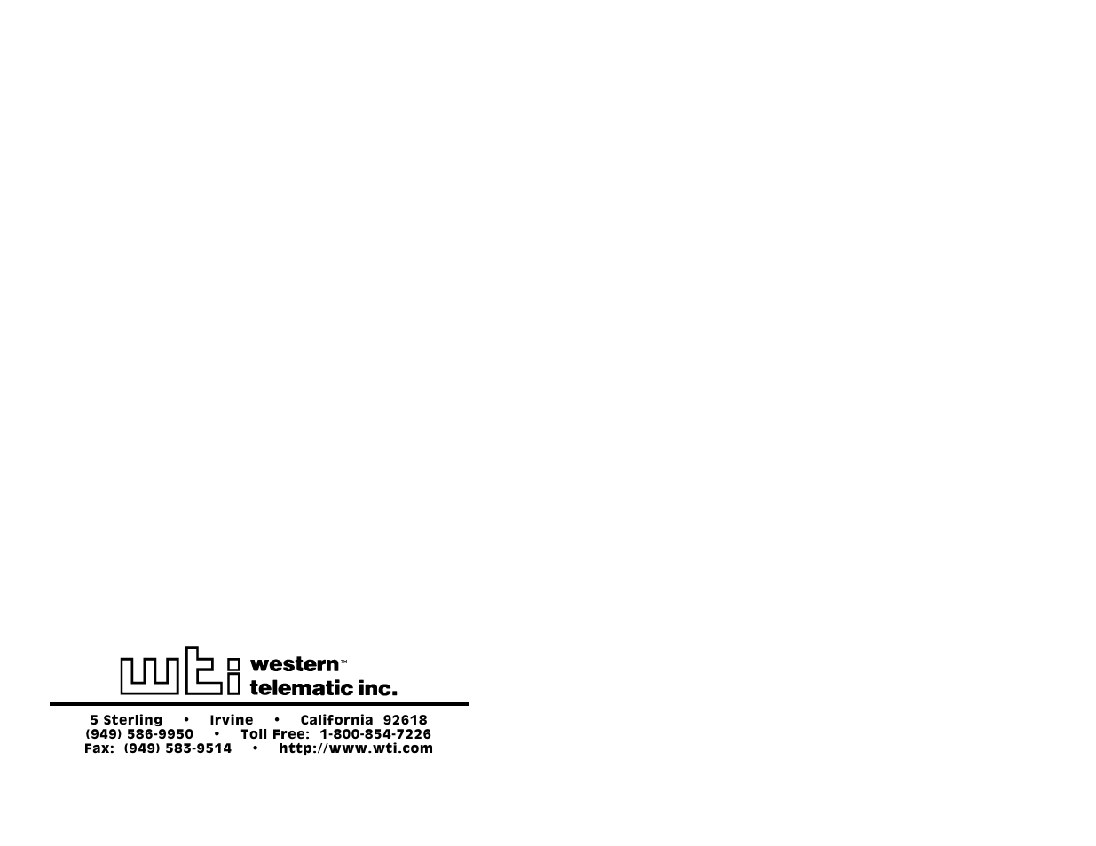 Western Telematic PLS-345 User Manual | Page 62 / 62