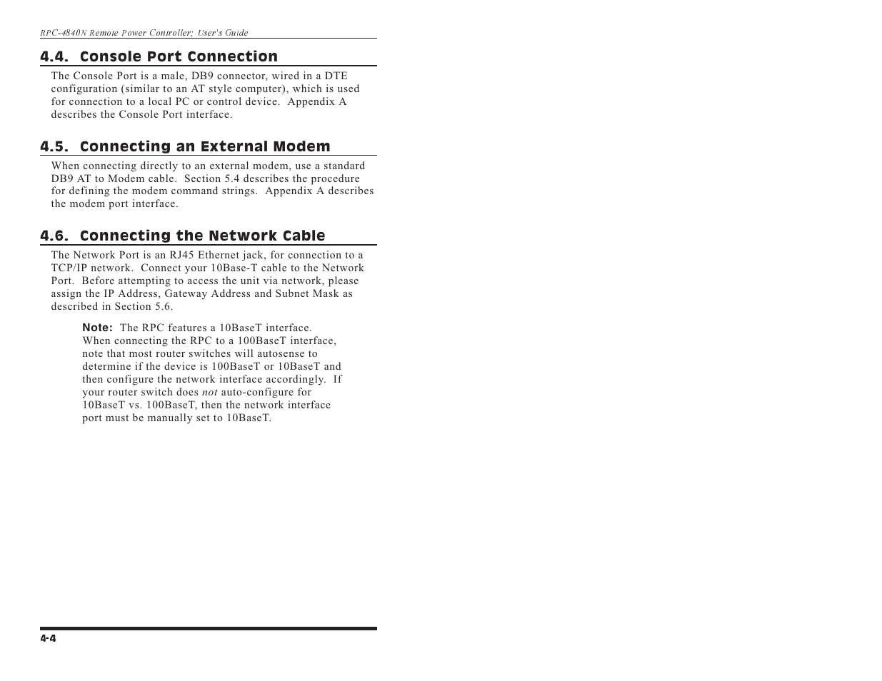 Western Telematic RPC-4840N User Manual | Page 18 / 48