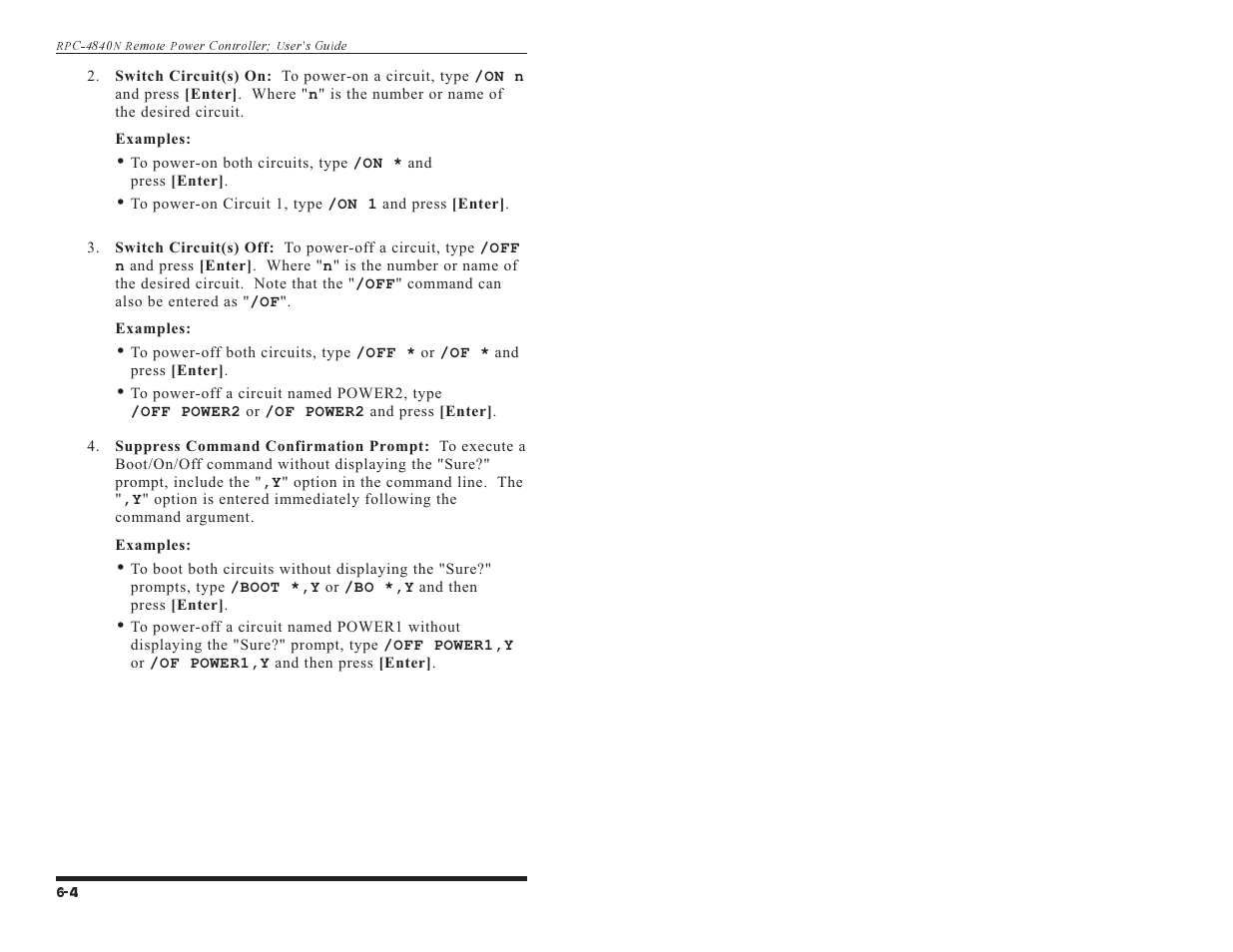 Western Telematic RPC-4840N User Manual | Page 34 / 48