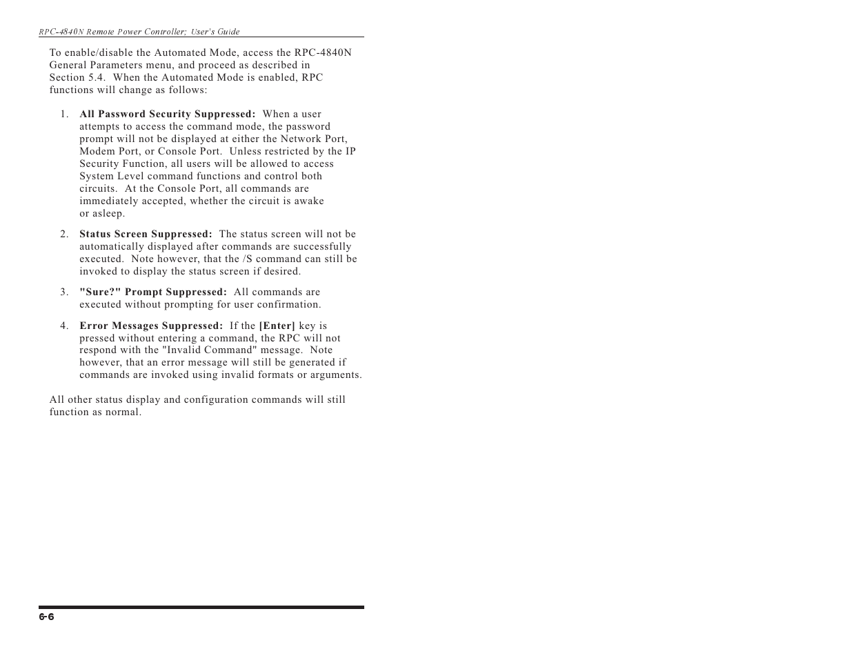Western Telematic RPC-4840N User Manual | Page 36 / 48