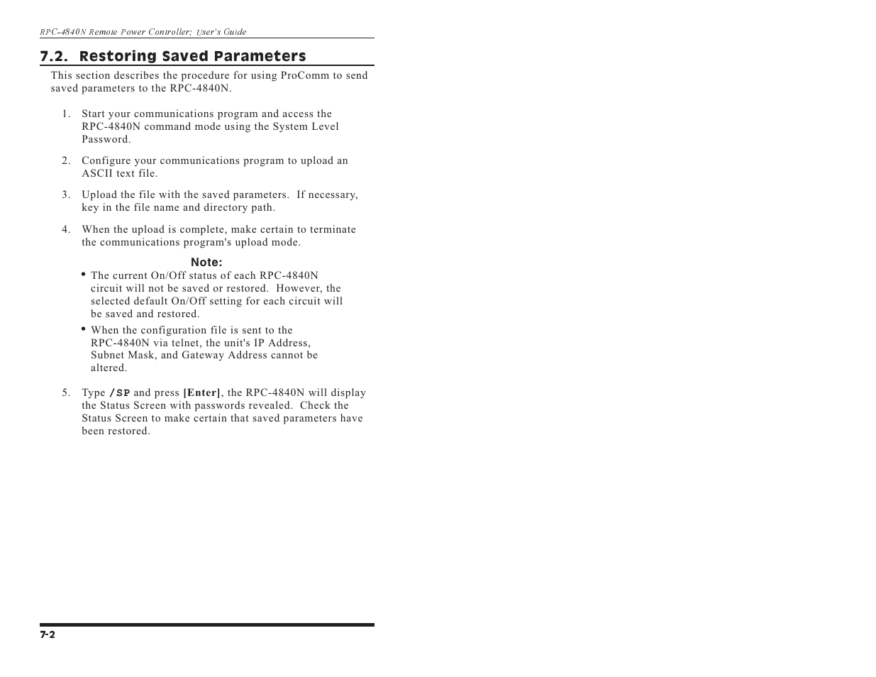 Western Telematic RPC-4840N User Manual | Page 40 / 48