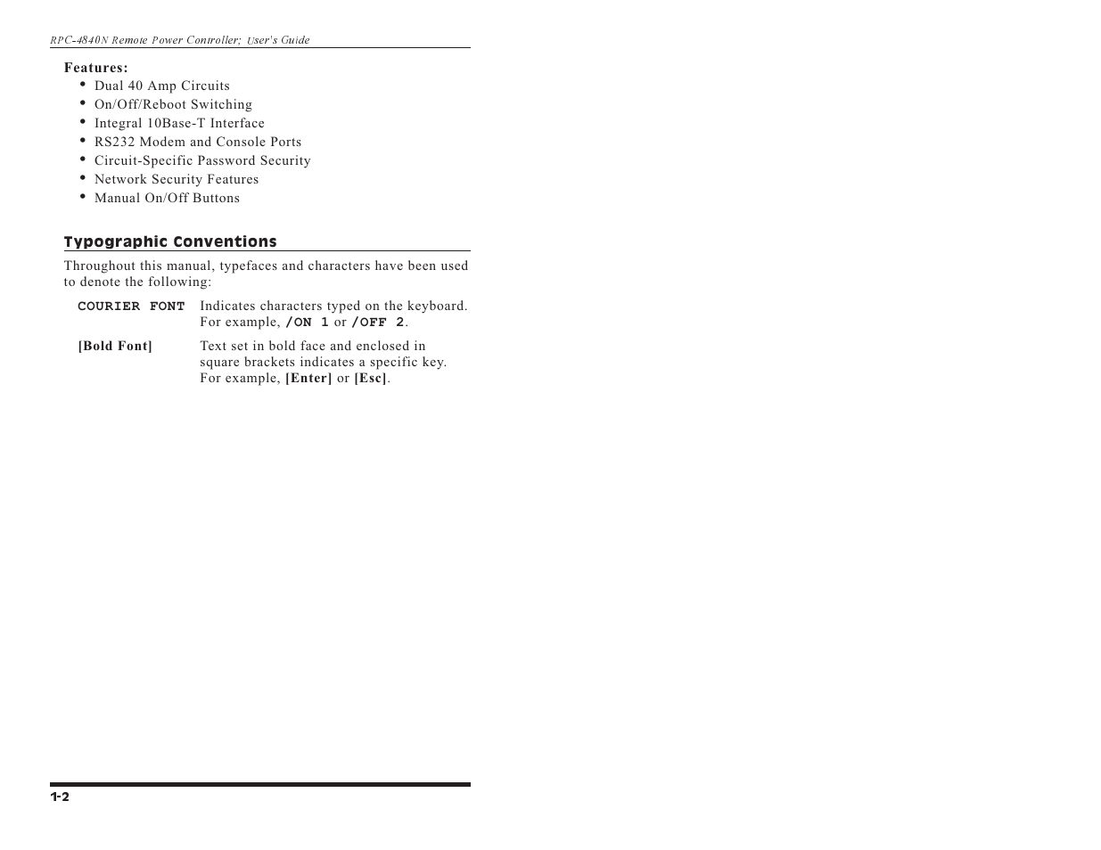 Western Telematic RPC-4840N User Manual | Page 8 / 48