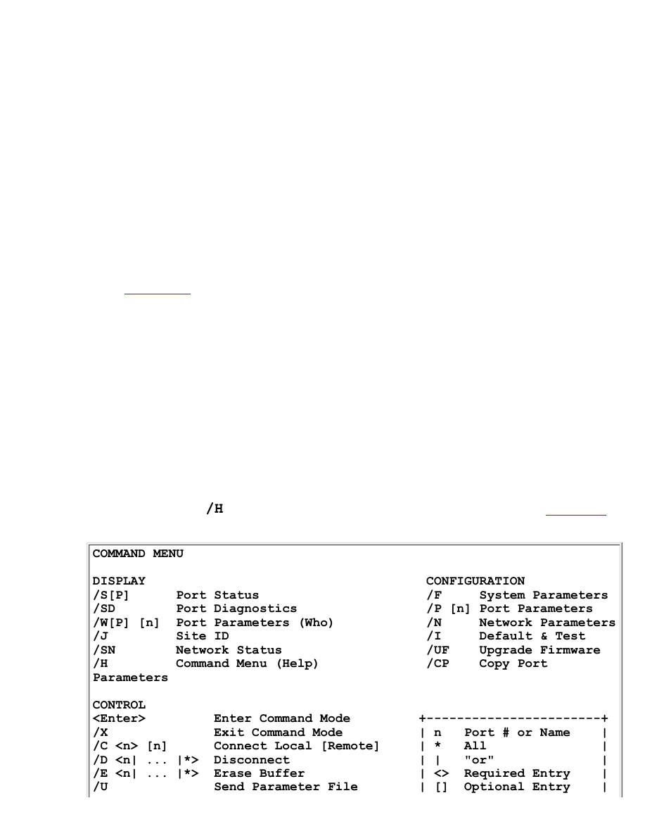 The supervisor level help screen | Western Telematic CMS-16 User Manual | Page 11 / 62