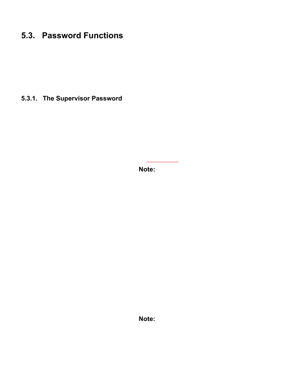 Password functions, The supervisor password | Western Telematic CMS-16 User Manual | Page 21 / 62