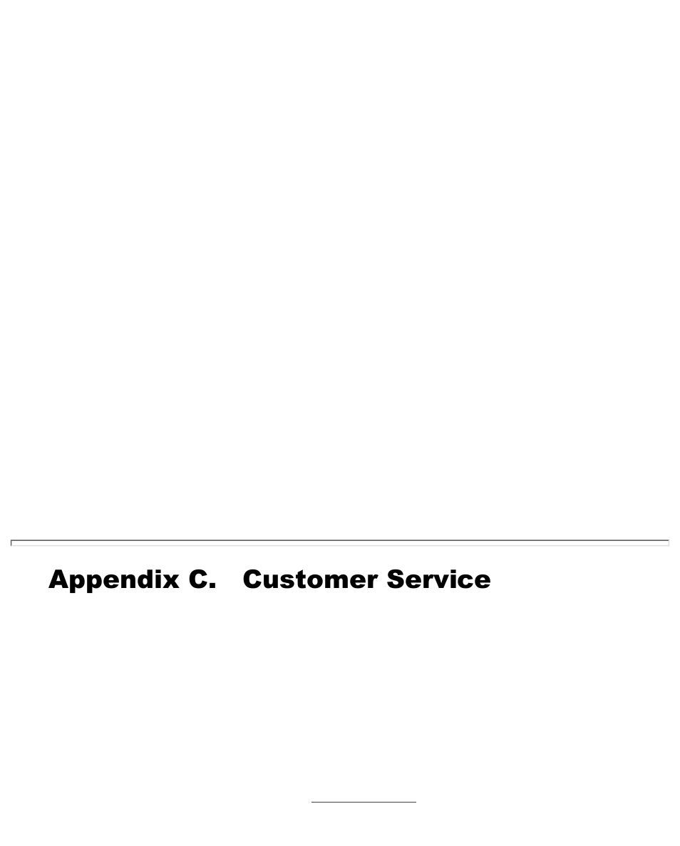 C. customer service, Appendix c. customer service | Western Telematic CMS-16 User Manual | Page 61 / 62