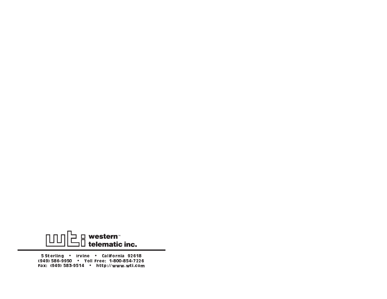 Western Telematic 12651 User Manual | Page 16 / 16