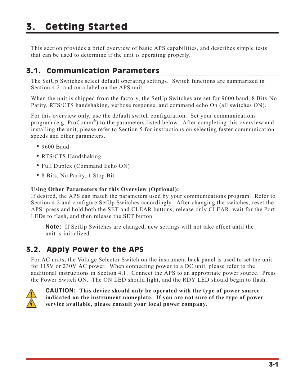 Getting started | Western Telematic APS-16 User Manual | Page 10 / 55