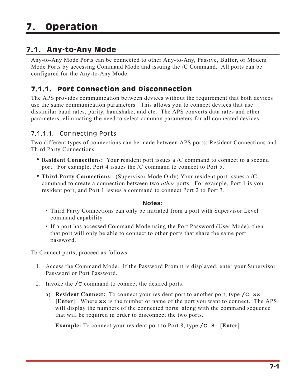 Operation | Western Telematic APS-16 User Manual | Page 33 / 55