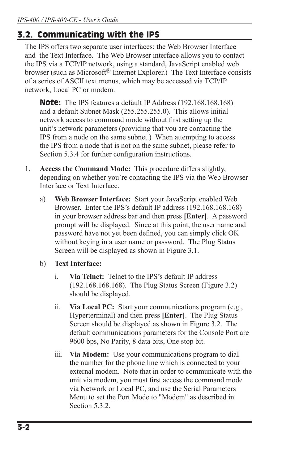 Western Telematic IPS-400 User Manual | Page 12 / 56