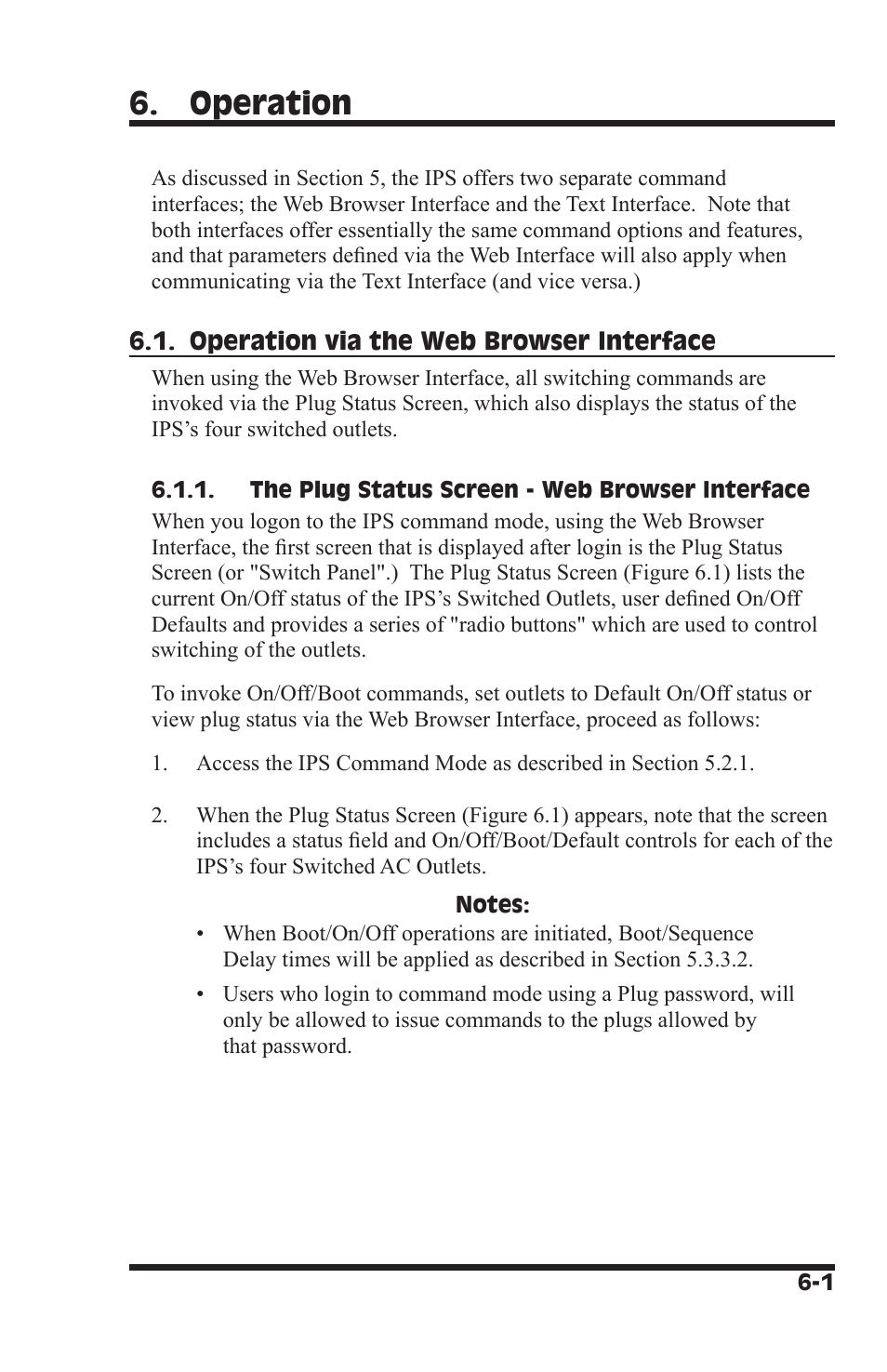 Operation | Western Telematic IPS-400 User Manual | Page 37 / 56