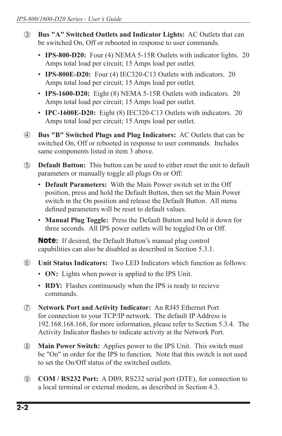 Western Telematic IPS-800-D20 User Manual | Page 10 / 58