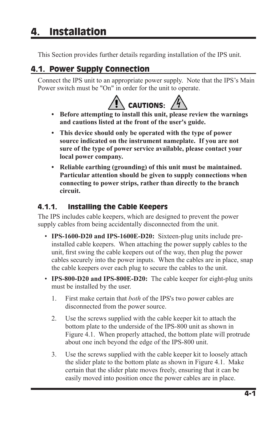 Installation | Western Telematic IPS-800-D20 User Manual | Page 15 / 58