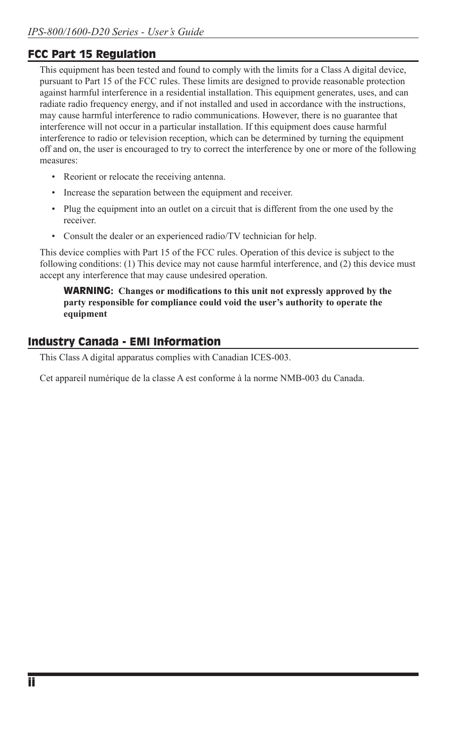 Western Telematic IPS-800-D20 User Manual | Page 4 / 58