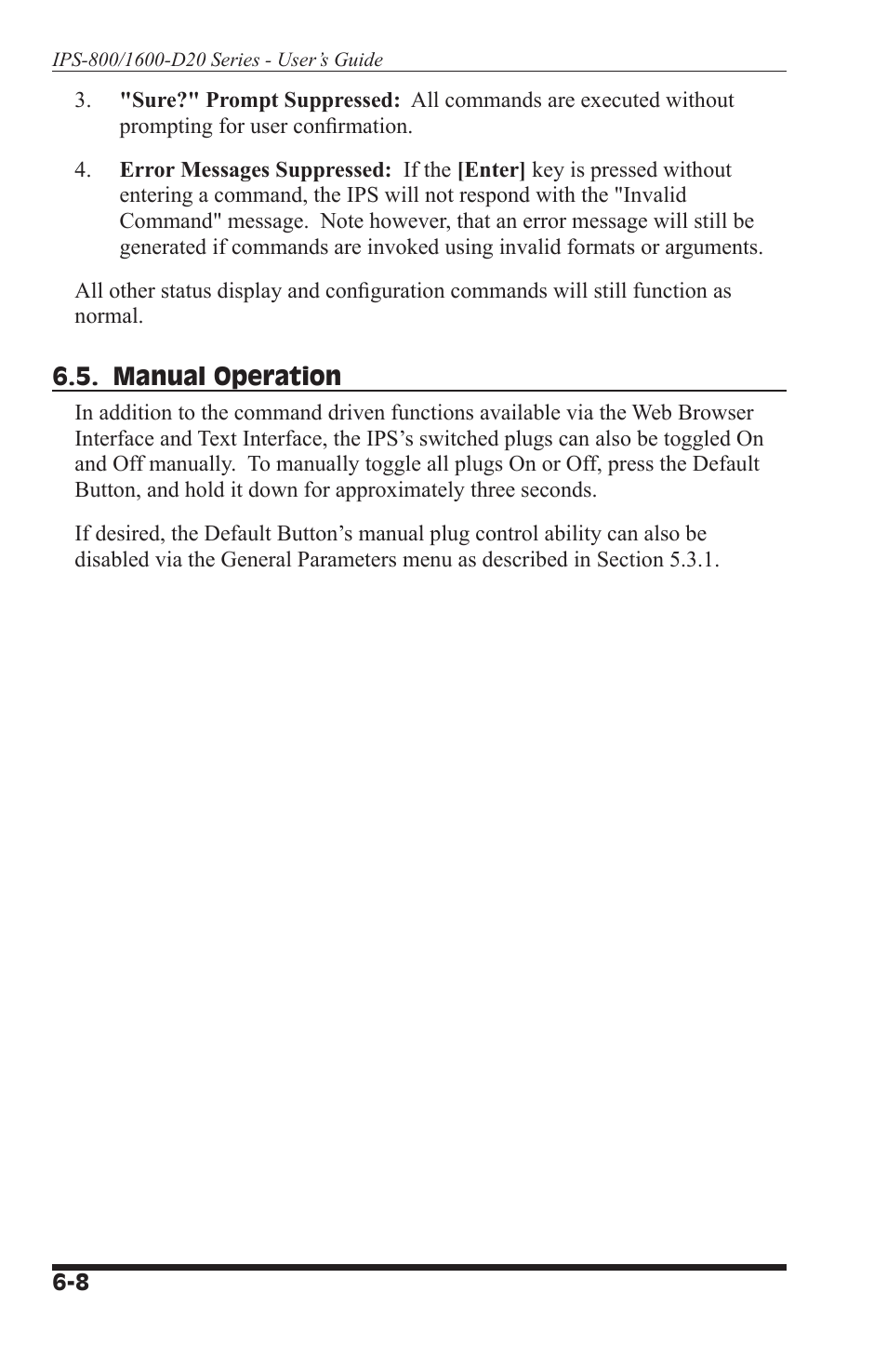 Western Telematic IPS-800-D20 User Manual | Page 46 / 58