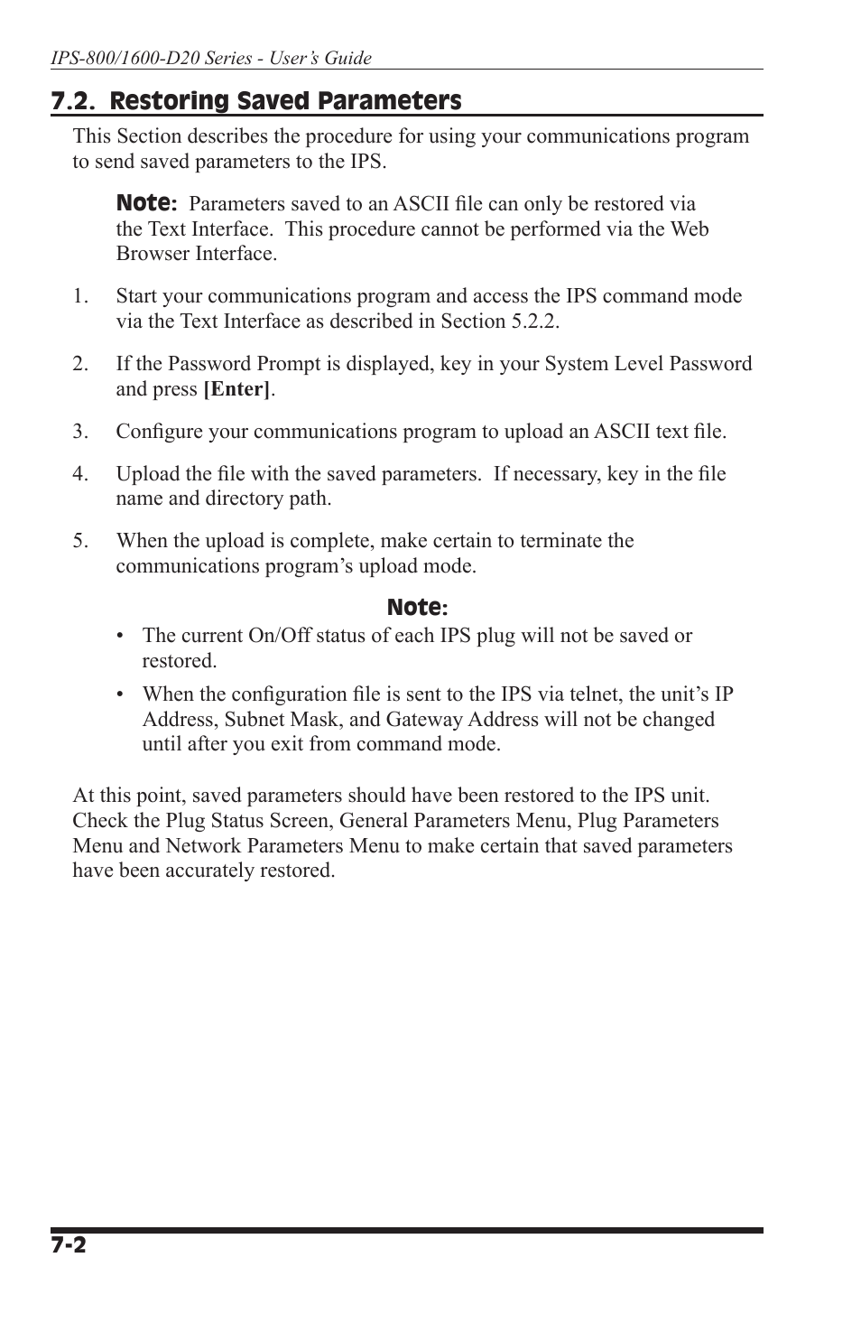 Western Telematic IPS-800-D20 User Manual | Page 48 / 58