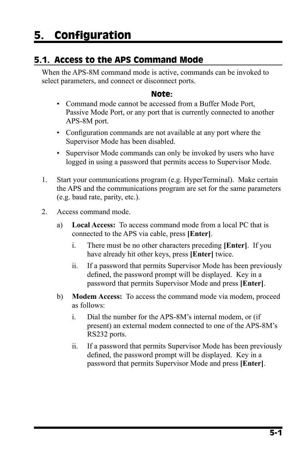 Configuration | Western Telematic APS-8M User Manual | Page 17 / 82