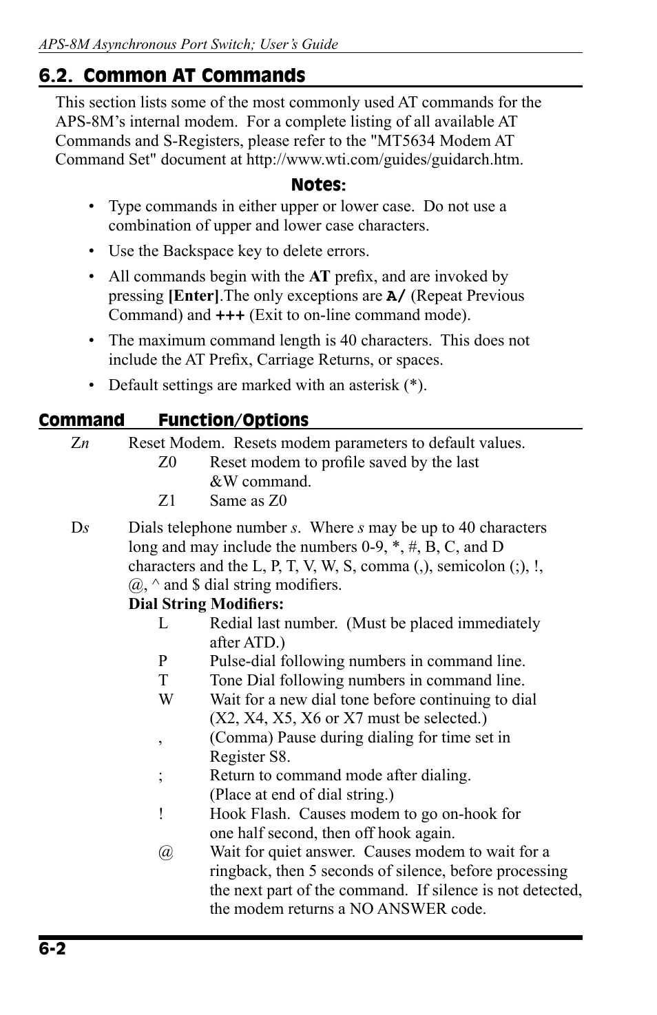 Western Telematic APS-8M User Manual | Page 38 / 82