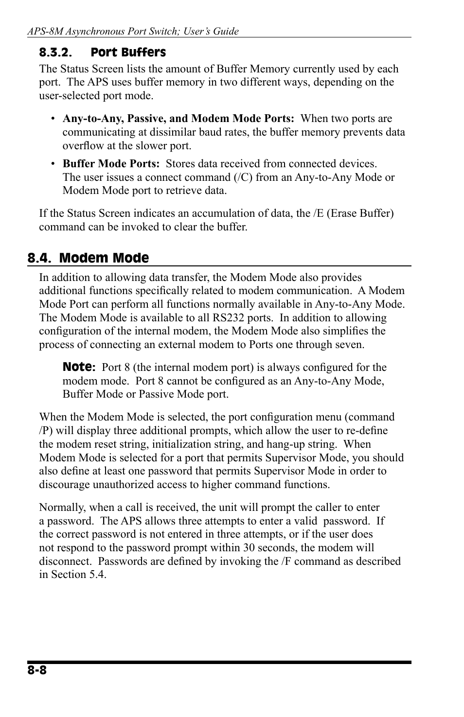 Western Telematic APS-8M User Manual | Page 54 / 82