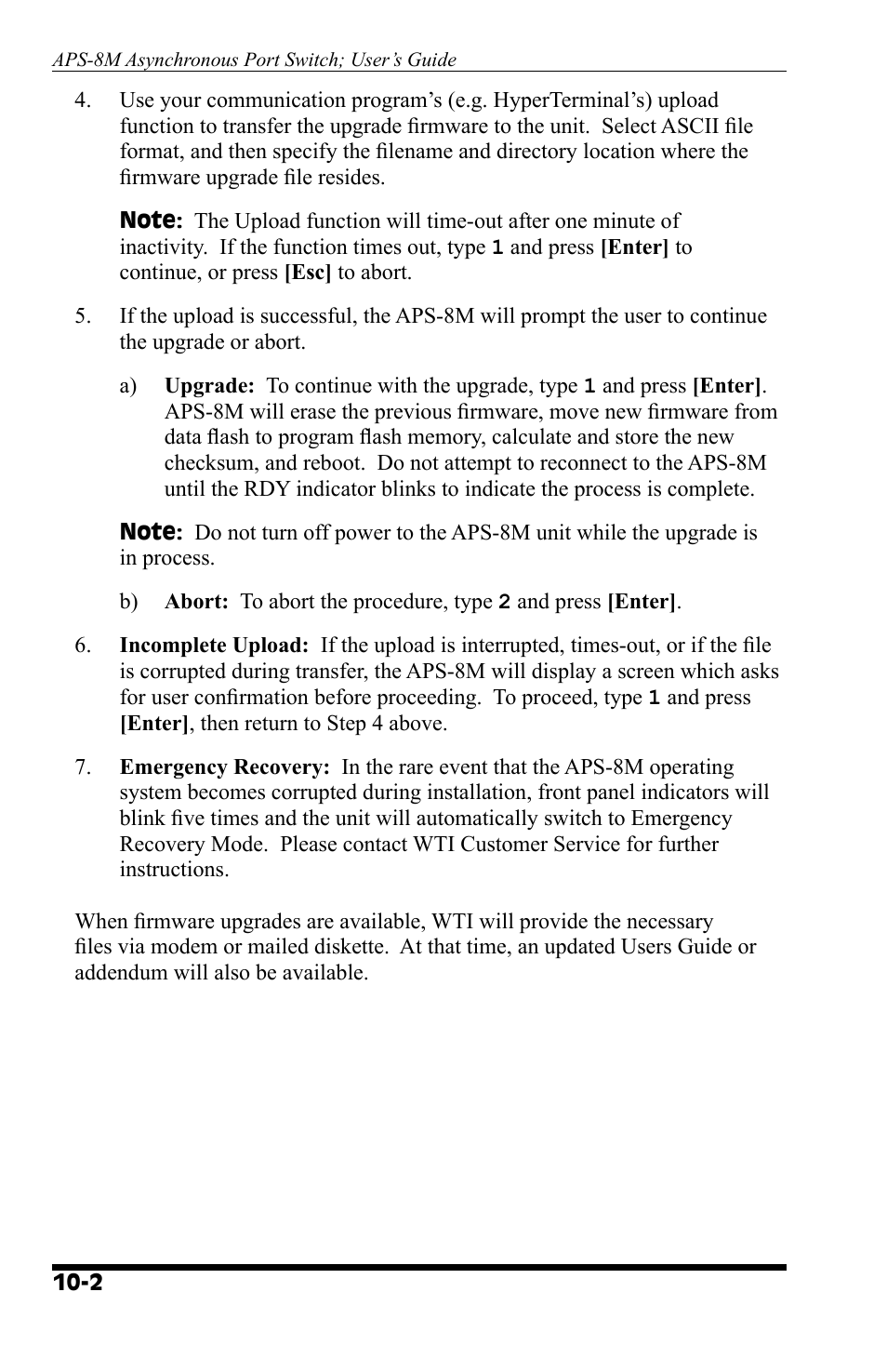 Western Telematic APS-8M User Manual | Page 60 / 82