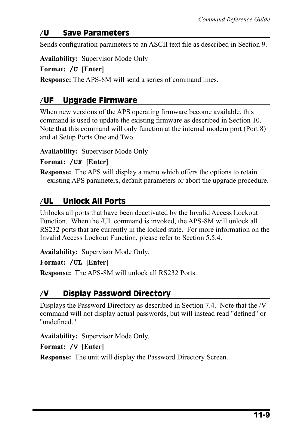 Western Telematic APS-8M User Manual | Page 69 / 82