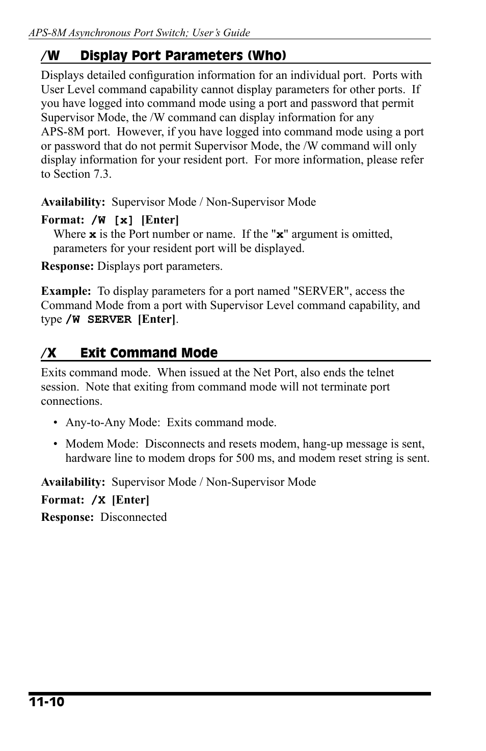 Western Telematic APS-8M User Manual | Page 70 / 82