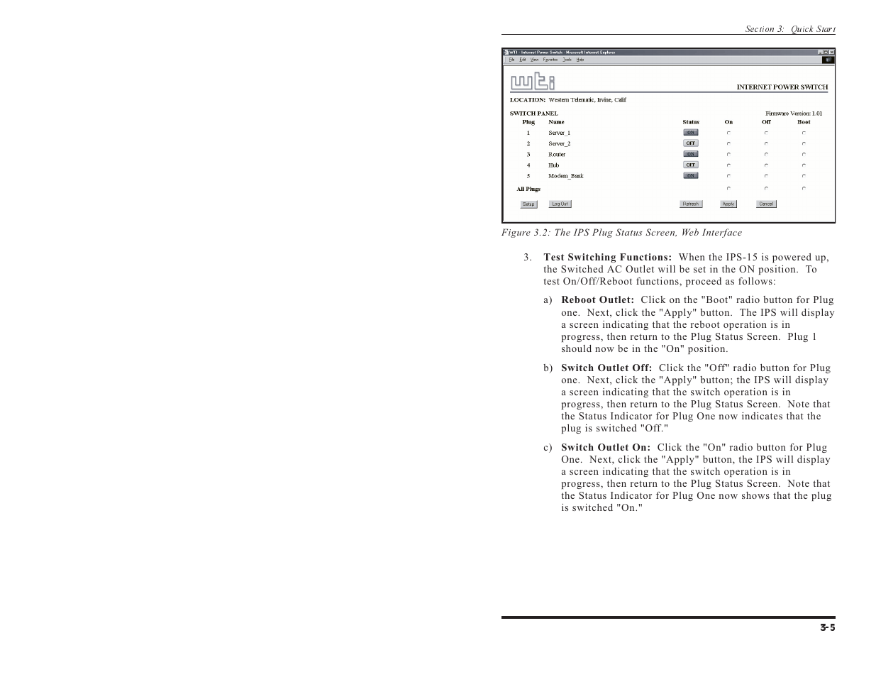 Western Telematic IPS-15 User Manual | Page 15 / 56