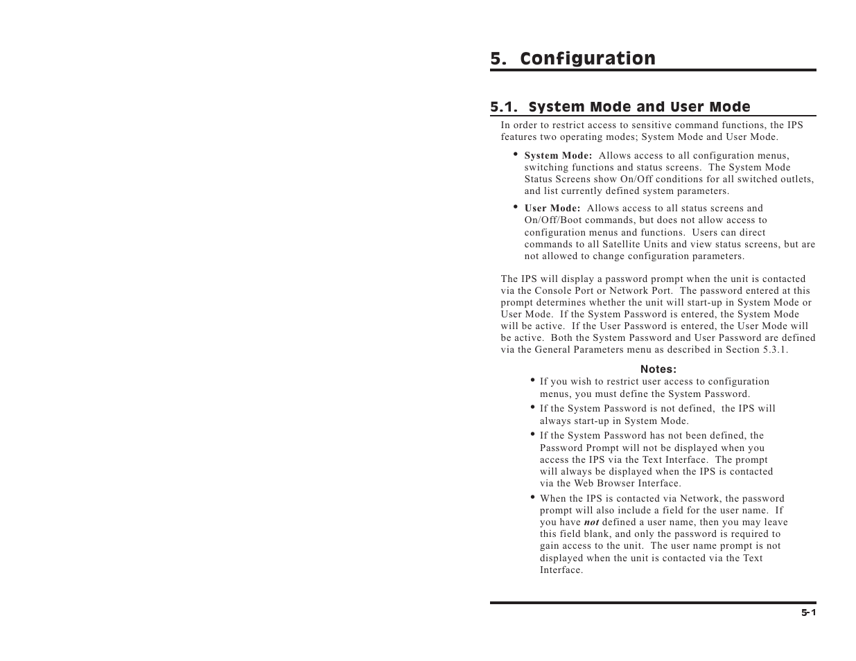 Configuration | Western Telematic IPS-15 User Manual | Page 23 / 56