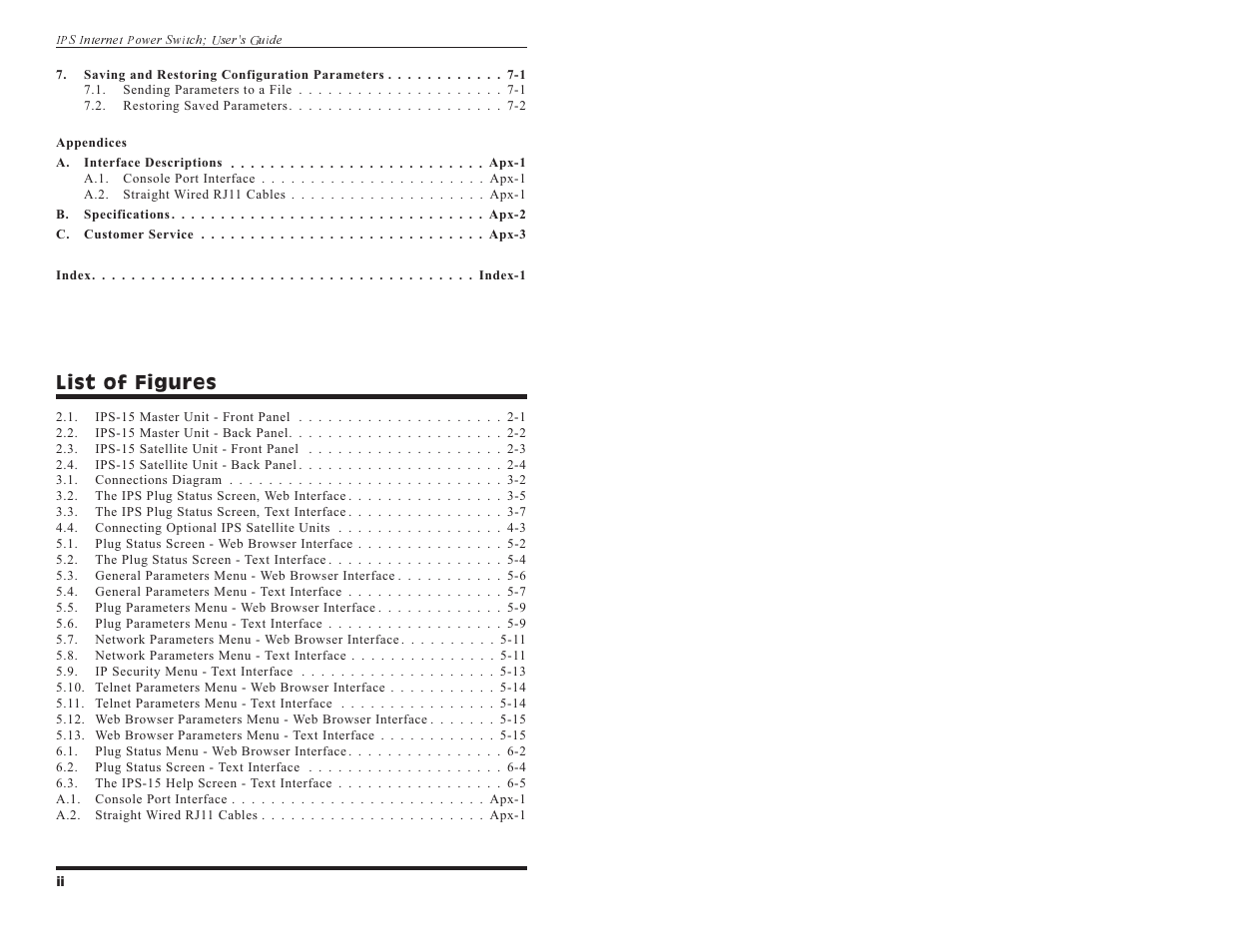 List of figures | Western Telematic IPS-15 User Manual | Page 4 / 56