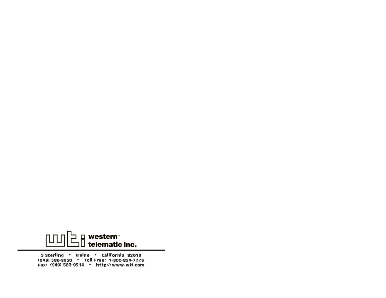 Western Telematic IPS-15 User Manual | Page 56 / 56